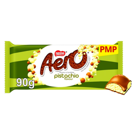Aero Pistachio Flavour Milk Chocolate Sharing Bar 90g PMP