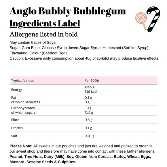 Anglo Bubbly Bubblegum