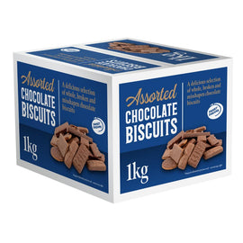Assorted Broken Chocolate Biscuits Box 1kg
