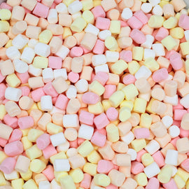 Assorted Mini Mallows Bag 1kg