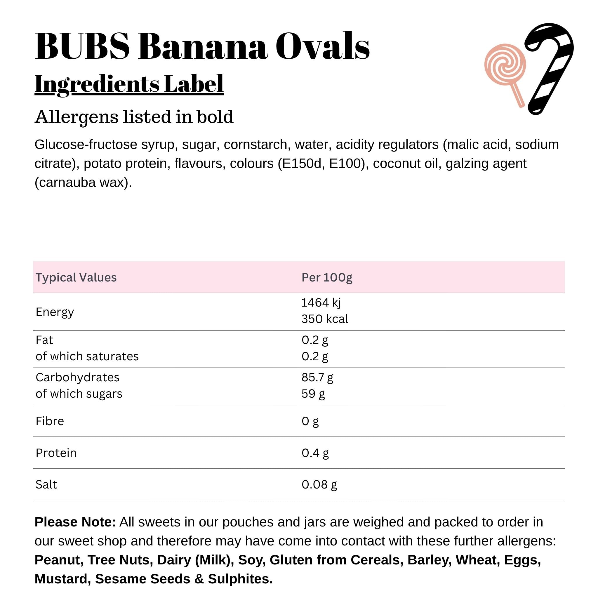 BUBS Banana Ovals