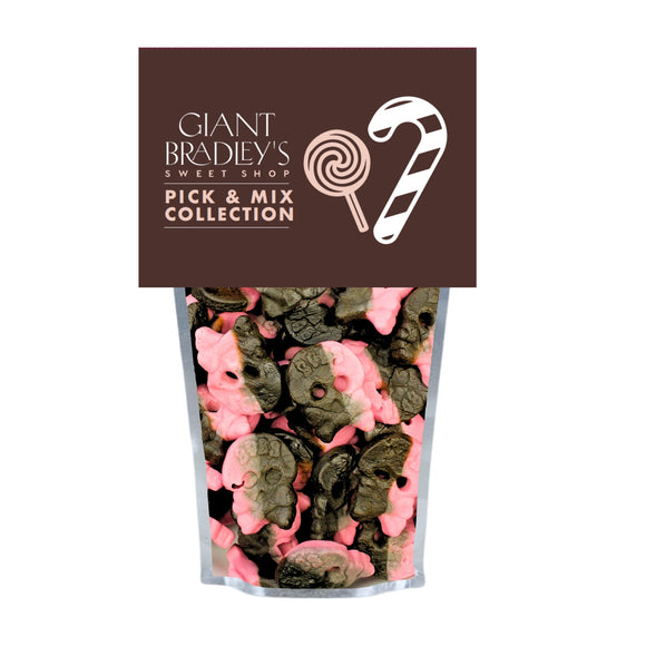 BUBS Raspberry Liquorice Skulls