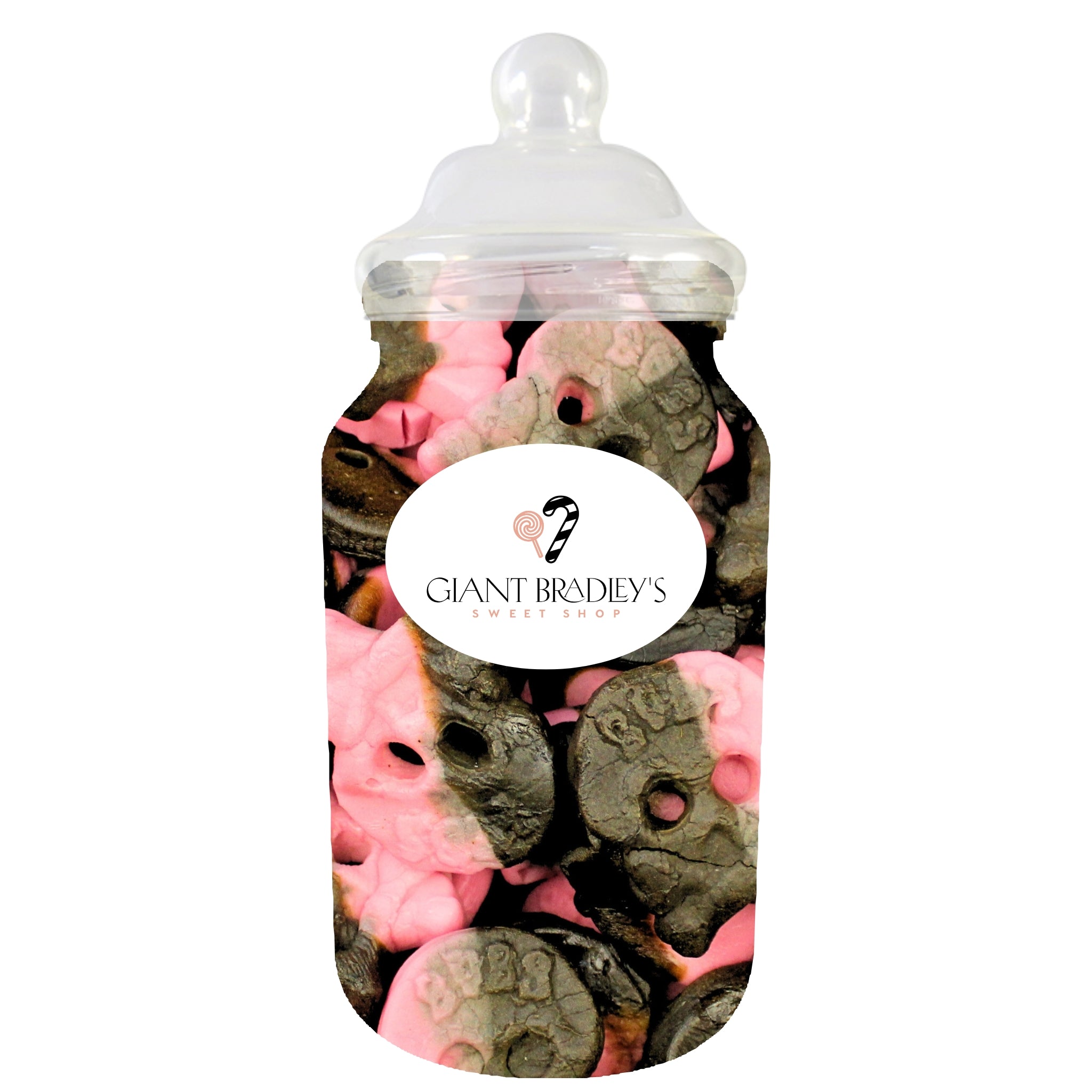 BUBS Raspberry Liquorice Skulls