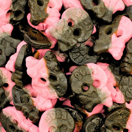BUBS Raspberry Liquorice Skulls