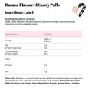 Banana Flavoured Candy Puffs