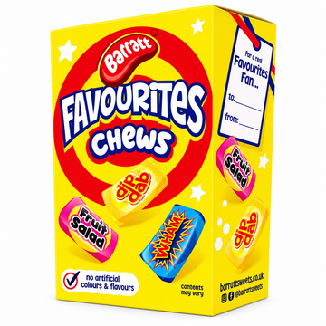 Barratt Favourites Chews Carton 300g