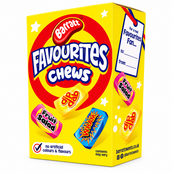 Barratt Favourites Chews Carton 300g
