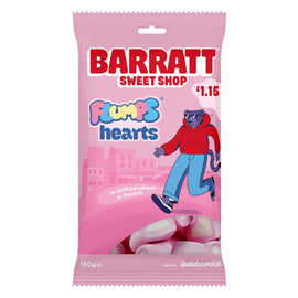 Barratt Sweet Shop Flumps Hearts 130g PMP
