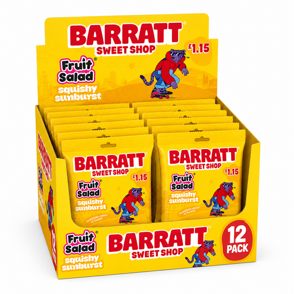 Barratt Sweet Shop Fruit Salad Squishy Sunburst 120g PMP