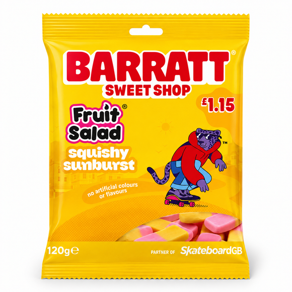 Barratt Sweet Shop Fruit Salad Squishy Sunburst 120g PMP