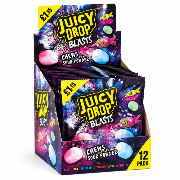 Bazooka Juicy Drop Blasts Bag 120g PMP