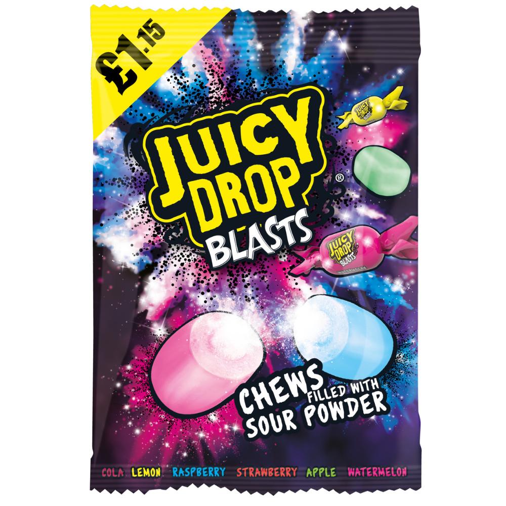 Bazooka Juicy Drop Blasts Bag 120g
