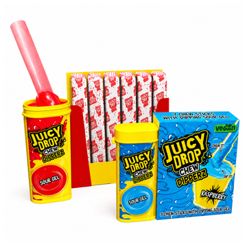 Bazooka Juicy Drop Chew Dipperz 65g