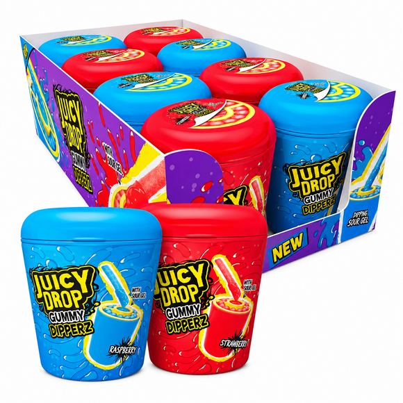 Bazooka Juicy Drop Gummy Dipperz 96g