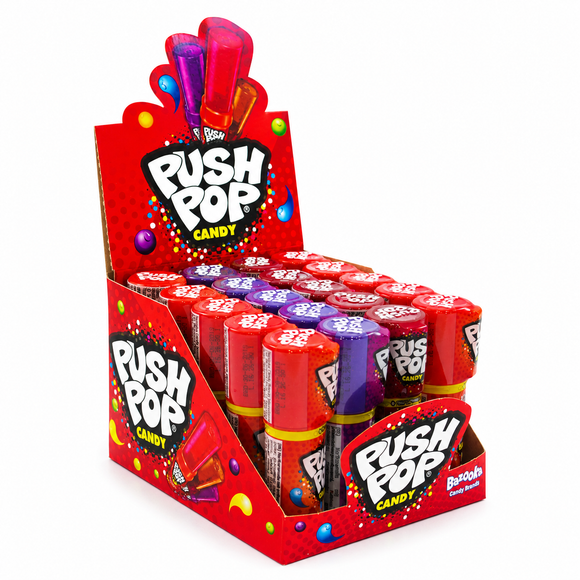 Bazooka Push Pop Candy 15g Random Flavour