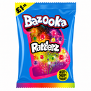Bazooka Rattlerz Fruity Chewy Candies Share Bag 100g PMP
