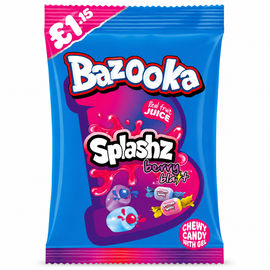 Bazooka Splashz Berry Blast Bag 120g PMP