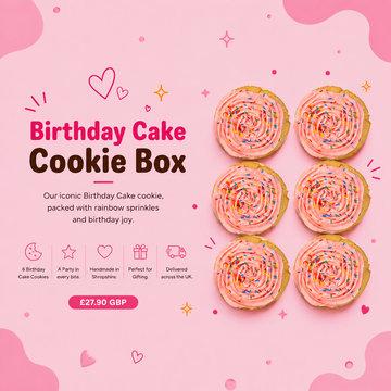 Birthday Cake Cookie 6 Box