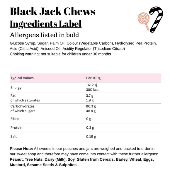 Black Jack Chews