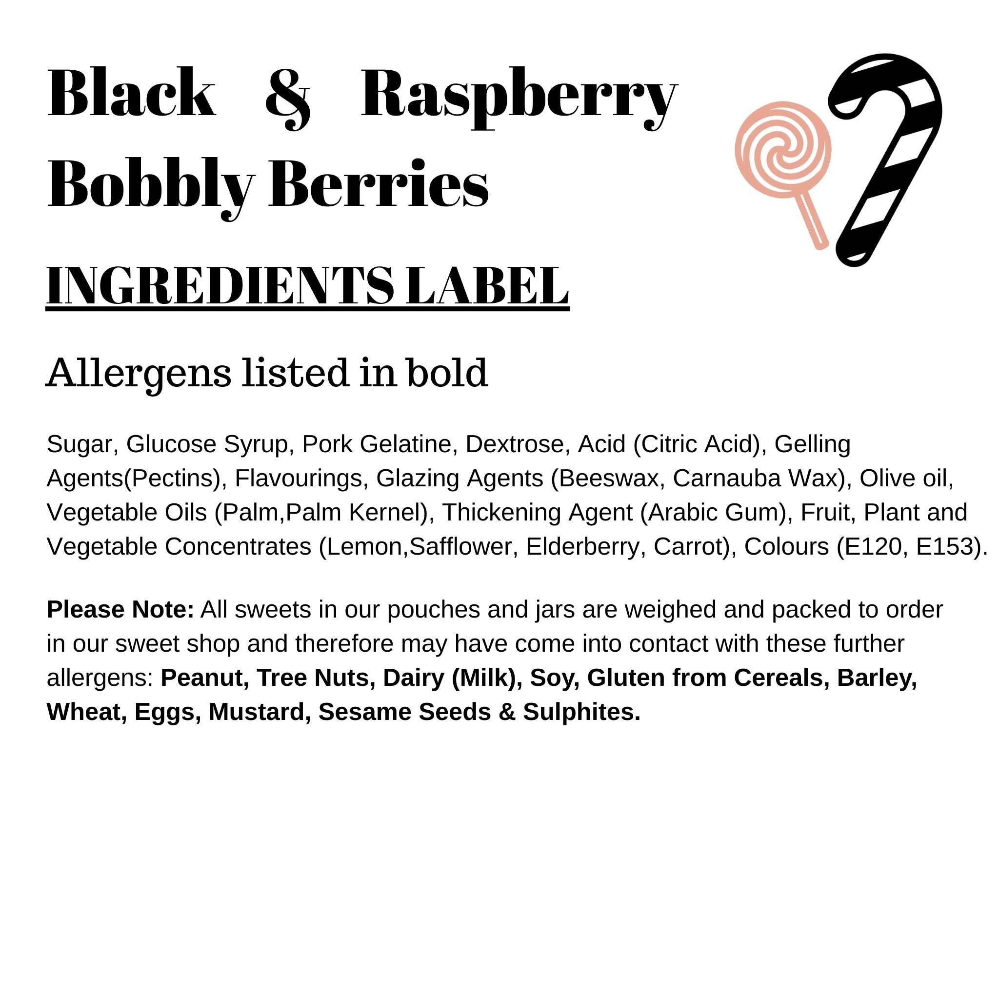 Black & Raspberry Bobbly Berries