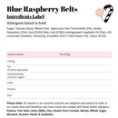 Blue Raspberry Belts