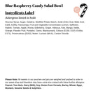 Blue Raspberry Candy Salad Bowl