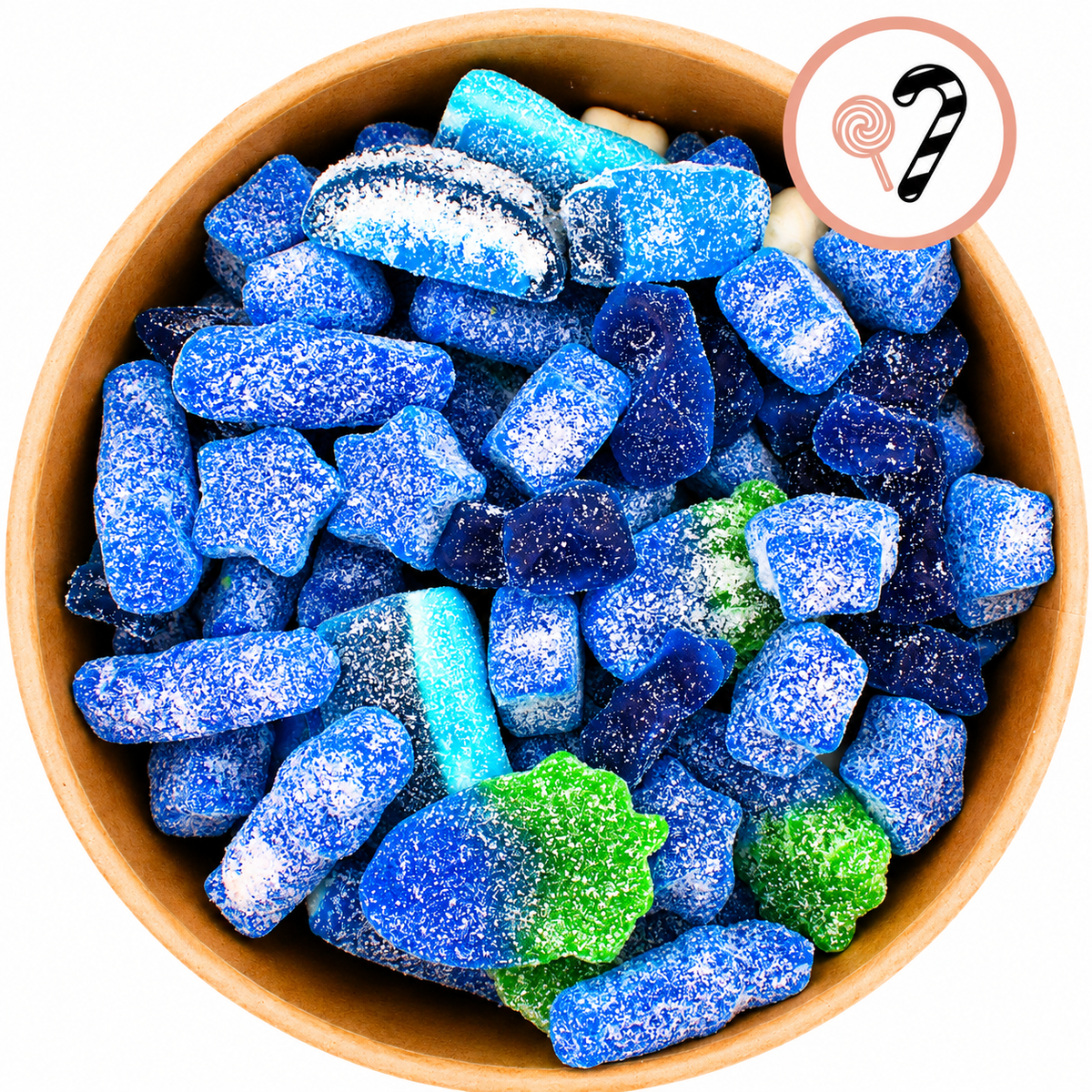 Blue Raspberry Candy Salad Bowl 700g – Giant Bradley's Online Sweet Shop