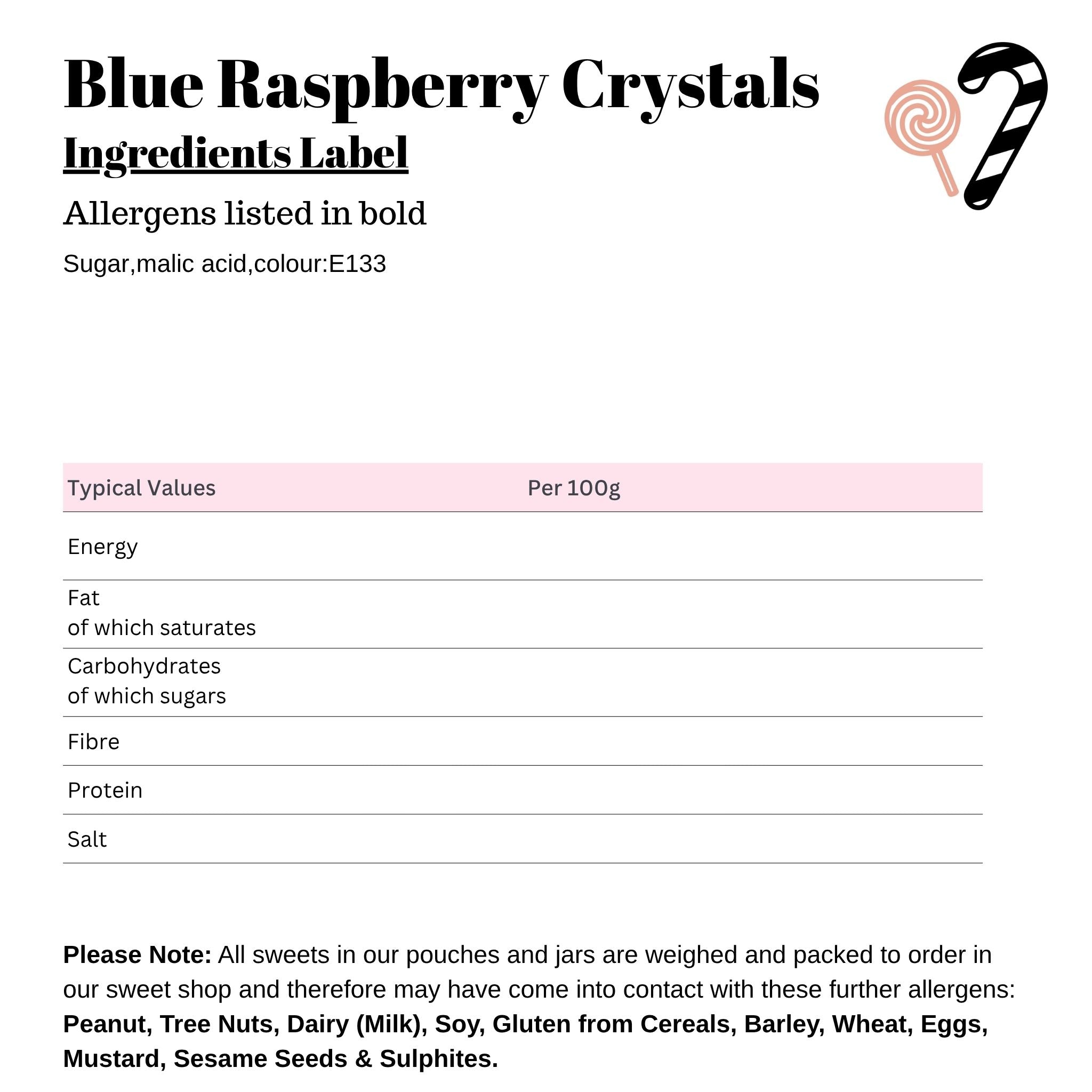 Blue Raspberry Crystals