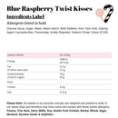Blue Raspberry Twist Kisses