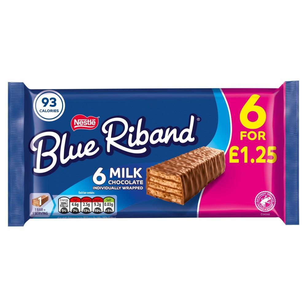 Blue Riband Milk Chocolate Wafer Biscuits 6 Pack – Giant Bradley's ...
