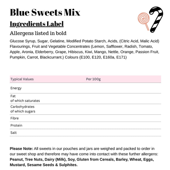 Blue Sweets Mix