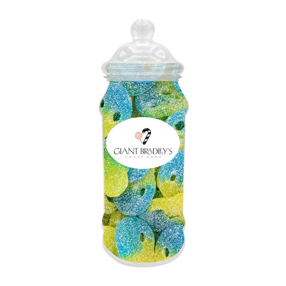 Blue and Yellow Skulls