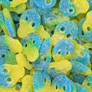 Blue and Yellow Skulls