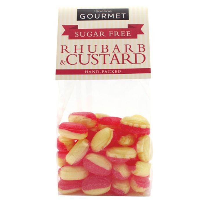Bon Bon's Gourmet Sugar Free Rhubarb & Custard 160g