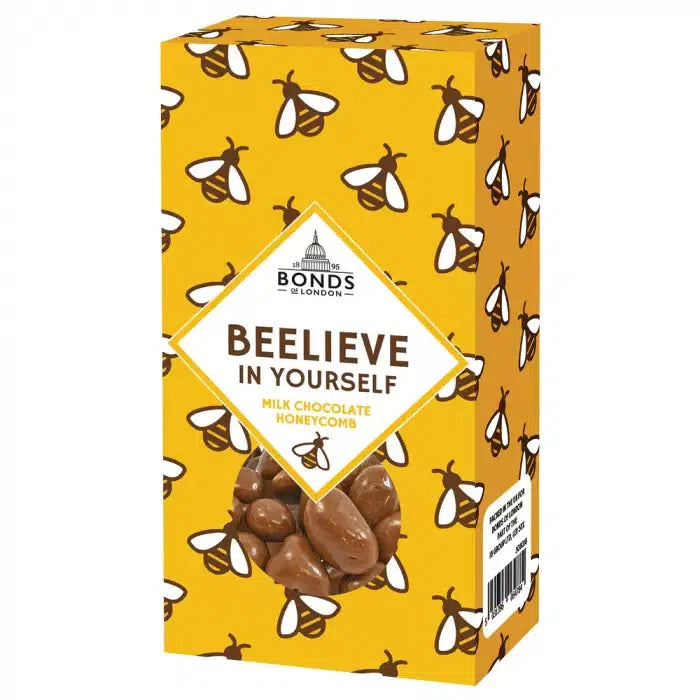 Bonds Beelieve In Yourself Milk Chocolate Honeycomb Gift Boxes 160g