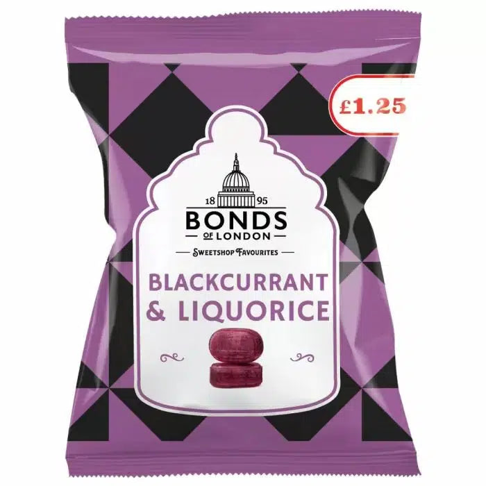 Bonds Blackcurrant & Liquorice Bags 120g