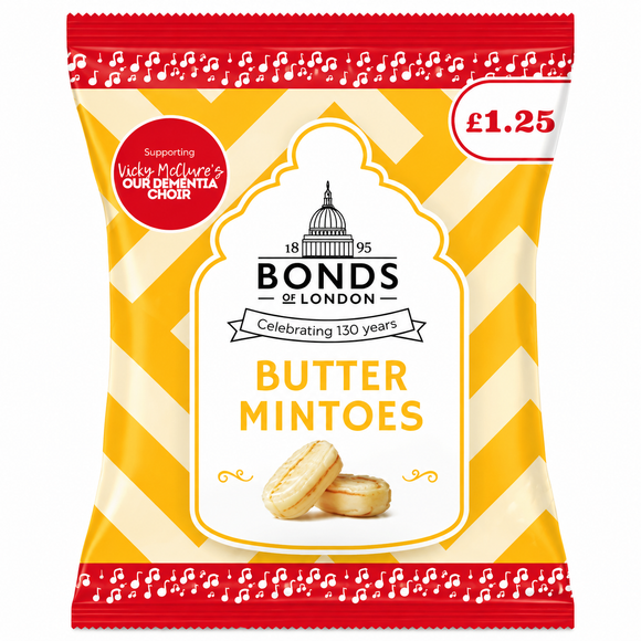 Bonds Butter Mintoes Bags 120g PMP