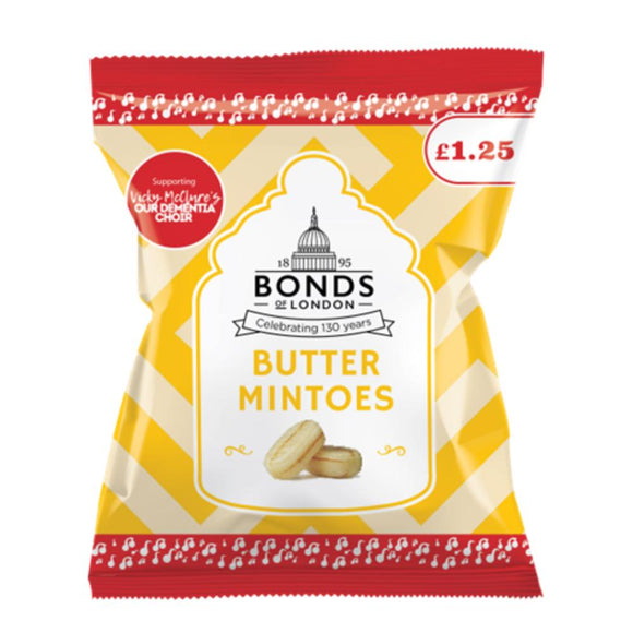 Bonds Butter Mintoes Bags 120g