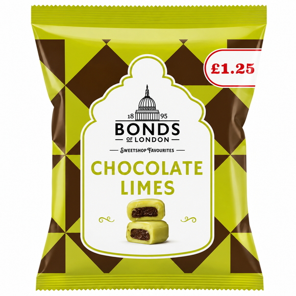 Bonds Chocolate Limes Bags 120g PMP