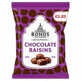 Bonds Chocolate Raisins 75g PMP