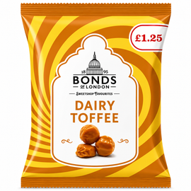 Bonds Dairy Toffee Bags 120g PMP