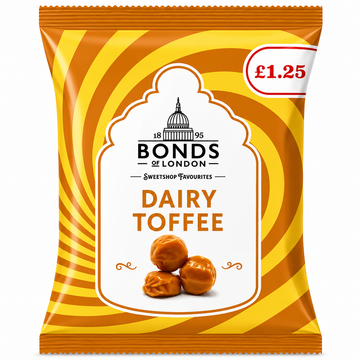 Bonds Dairy Toffee Bags 120g PMP