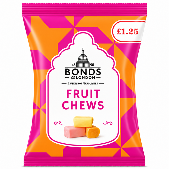 Bonds Fruit Chews Bags 120g PMP