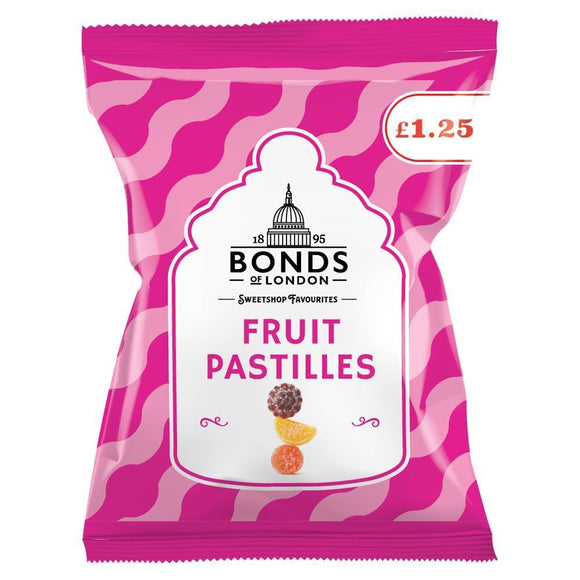 Bonds Fruit Pastilles Bags 130g PMP