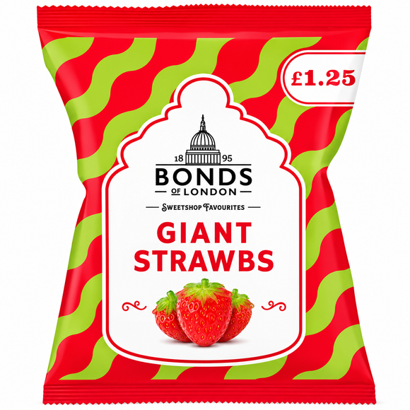 Bonds Giant Strawbs Bags 130g PMP