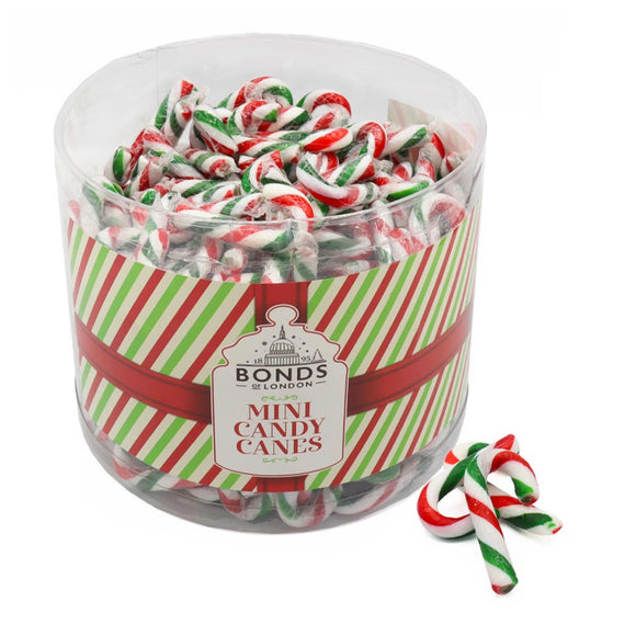 Bonds Mini Christmas Candy Canes 5g (Whole Tub)