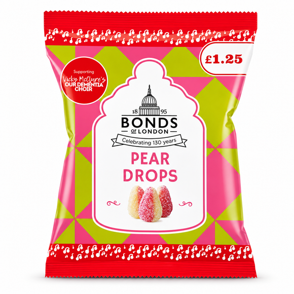 Bonds Pear Drops Bags 130g PMP