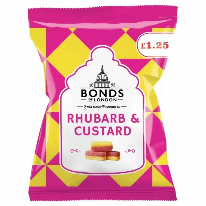 Bonds Rhubarb & Custard 130g