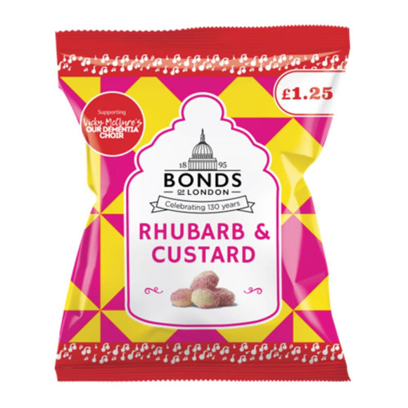 Bonds Rhubarb & Custard 130g