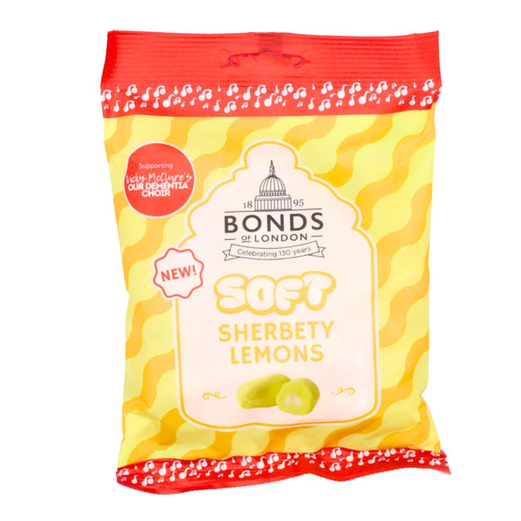 Bonds Soft Sherbety Lemons Bag 120g PMP